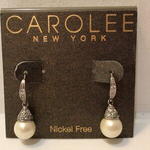 Carolee - Faux Pearl Vintage-Style Dangle Classy Earring